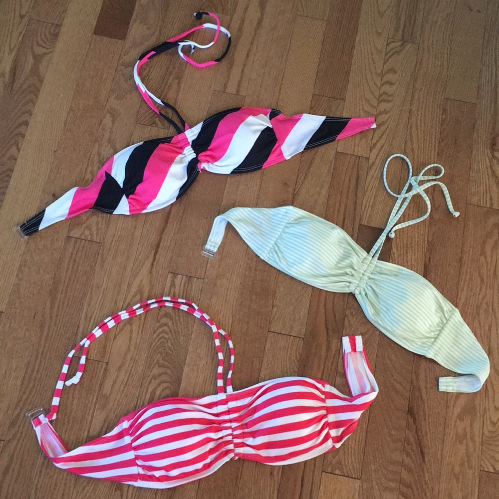 Three Bandeau Bikini Top Bunldle